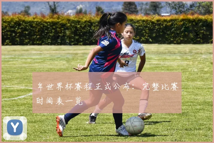 年世界杯赛程正式公布：完整比赛时间表一览